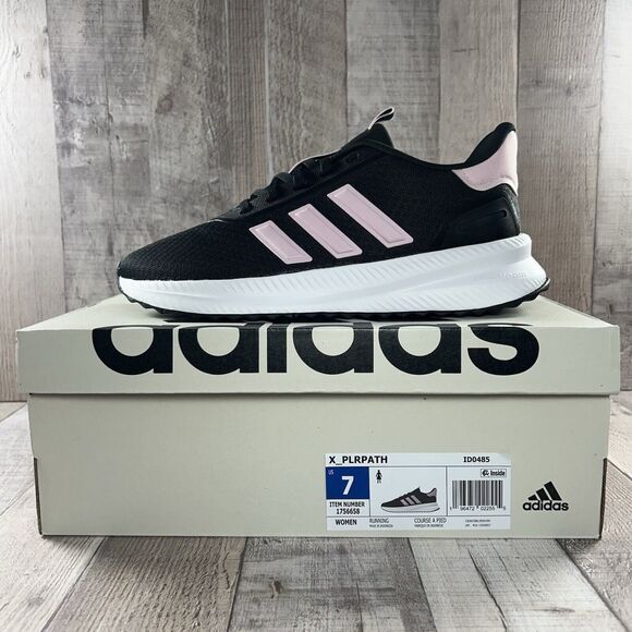 Adidas Women's 7 X_PLR Path Running Shoes Sneakers Cloudfoam Black White ID0485 - Picture 11 of 12